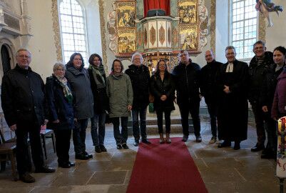 Kirchenvorstand in Altoschatz mit Sup. Dr. Sven Petry